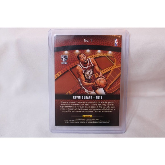 Kevin Durant Lights Camera Action NBA Hoops Panini #1 - Picture 2 of 2